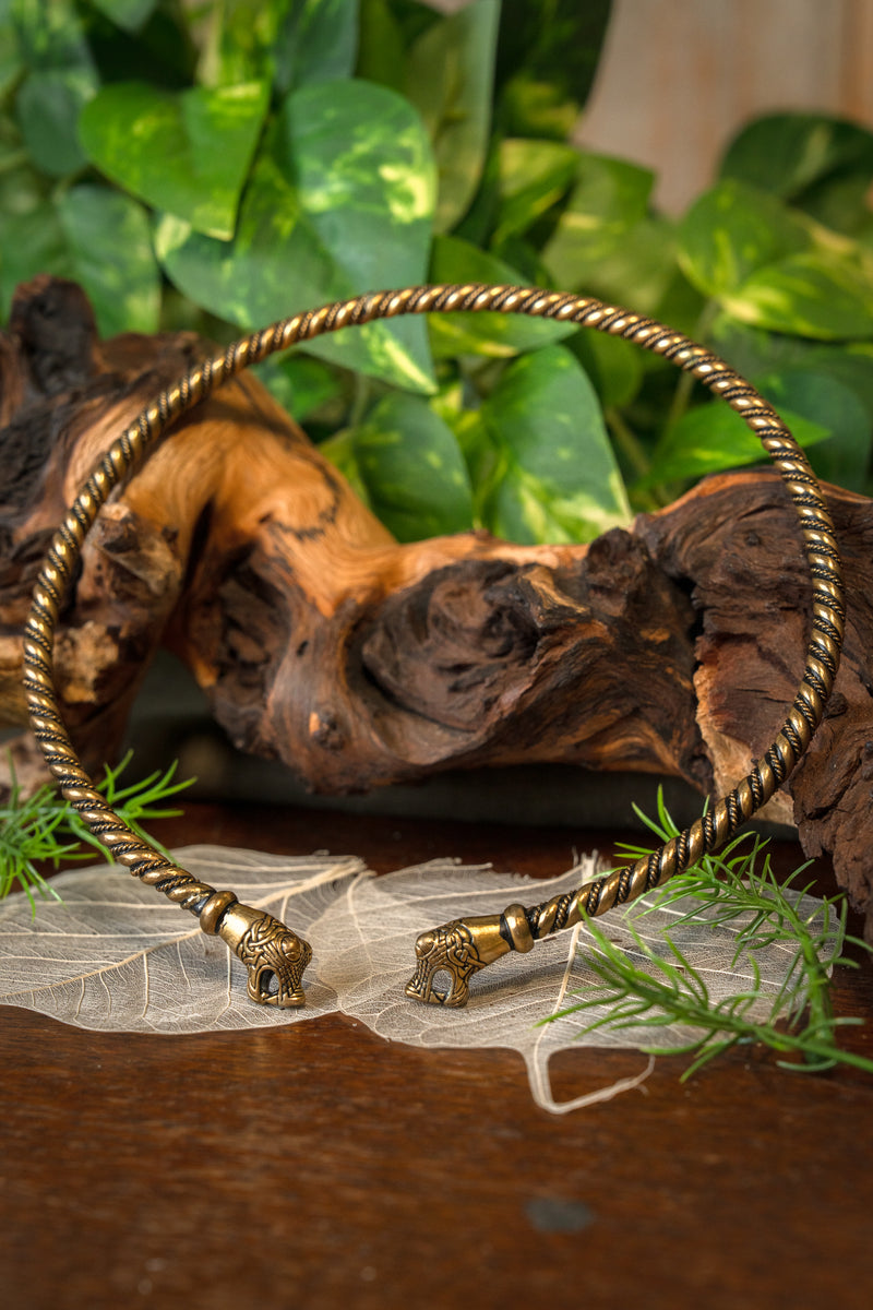 Vikingtorc oseberg, bronze