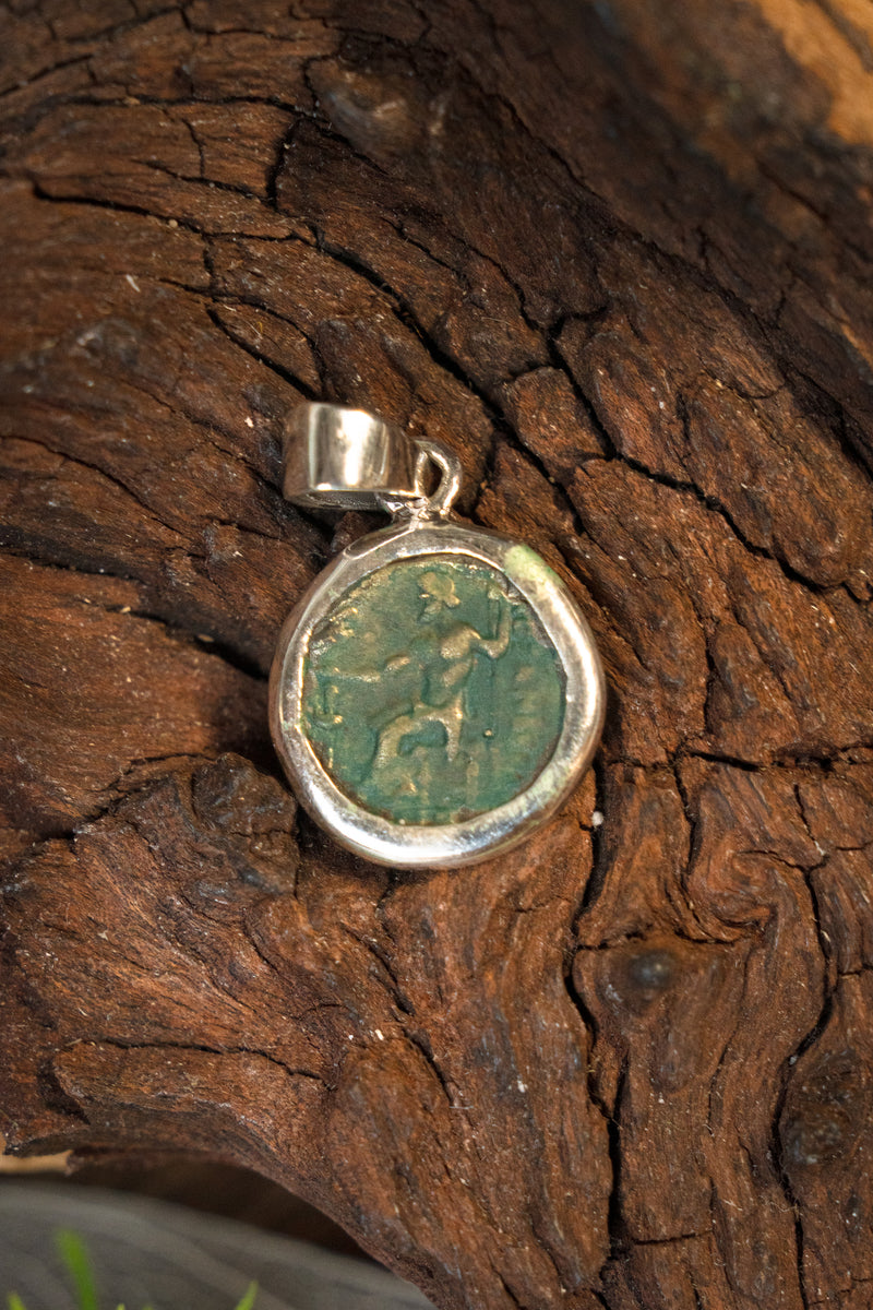 Munthanger Zeus en Hera, sterling zilver