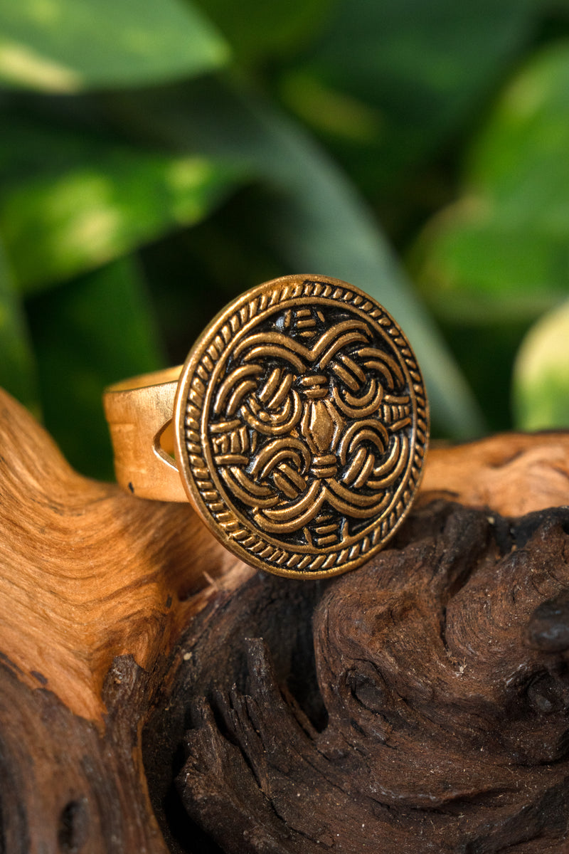 Birka Vikingaring Borre-stil, brons 