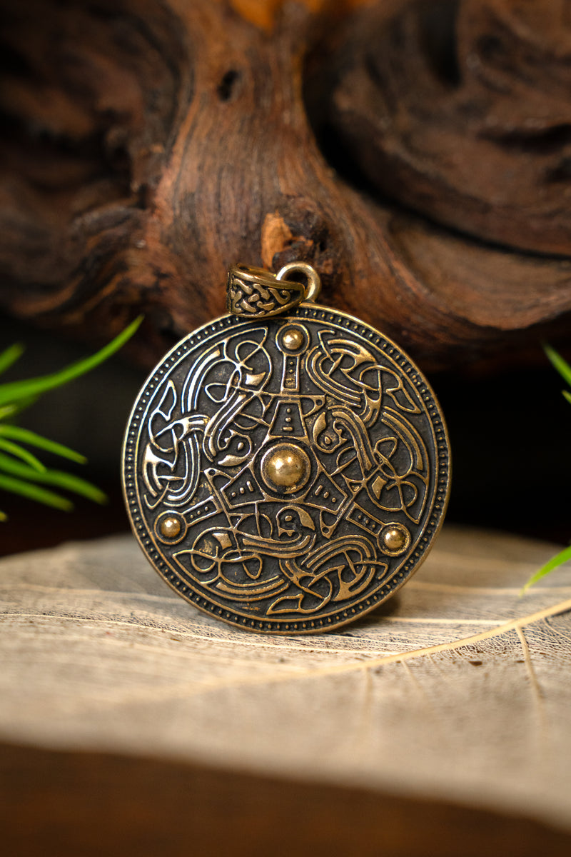 Oseberg Vikingamulet, brons