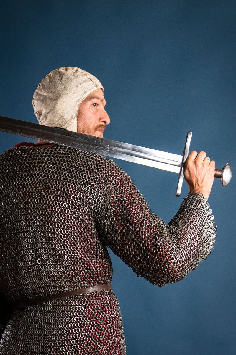 Capuchon médiéval Jasper, crème 