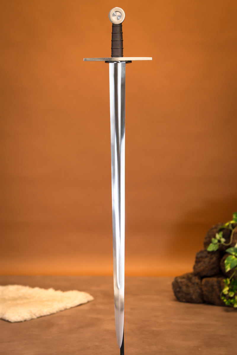 Tempelridderens sværd Oakeshott XIII, halvskarpt 