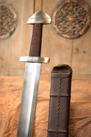 Viking zwaard type H, enkelsnijdende kling, semi-scherp