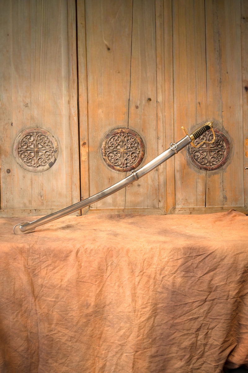 Pruska szabla oficerska, średnio ostry 