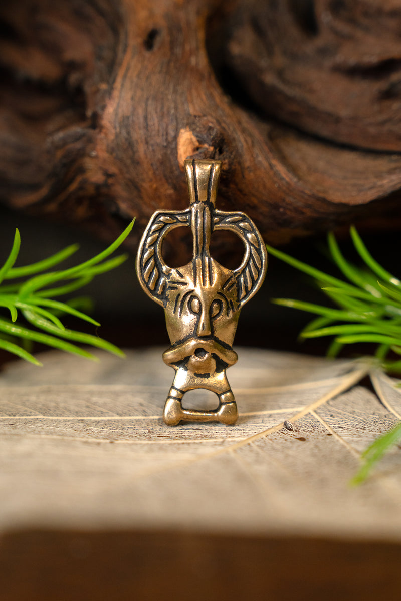 Odinamulet van Ribe, brons