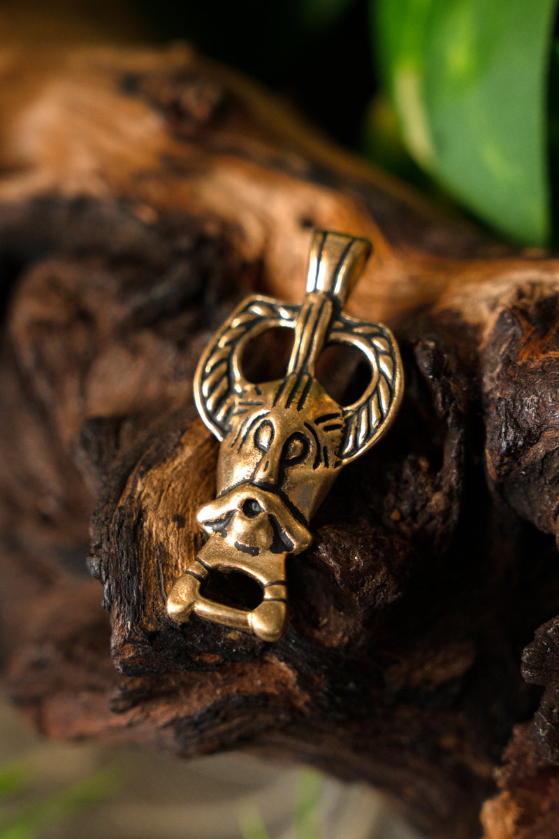 Amuleto de Odín de Ribe, bronce 