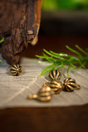 Middelalderknuder tver, sæt med fem stykker, bronze