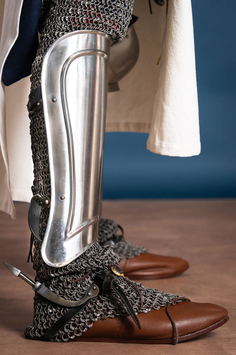 Milanese scheenplaten, onderbeenpantser, 1,6 mm