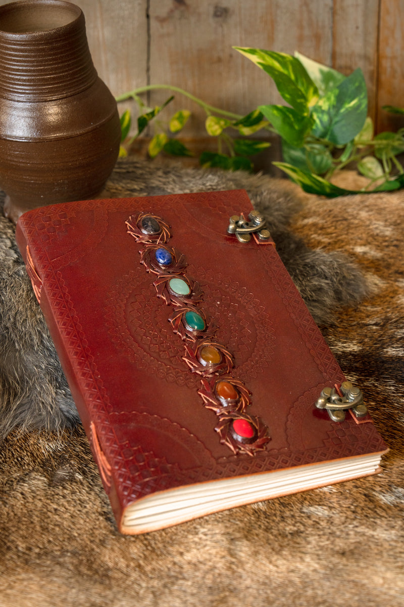 Sevenstone leren notitieboek