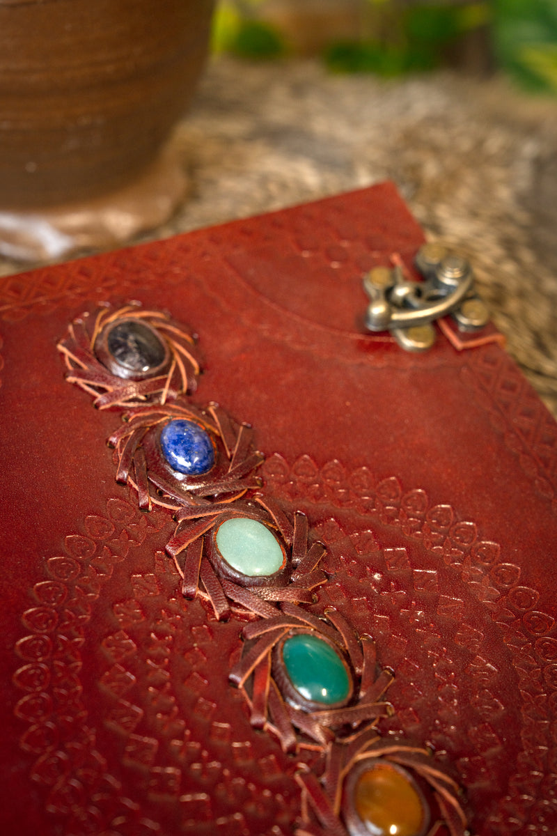 Sevenstone leren notitieboek