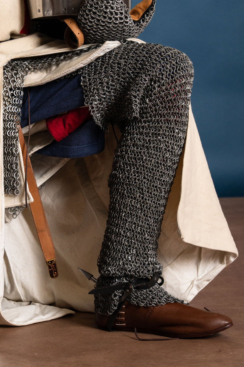 Brynjehoser, flade ringe-kileformede nitter, 8 mm 