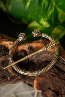 Viking hoefijzerfibula Finland, brons