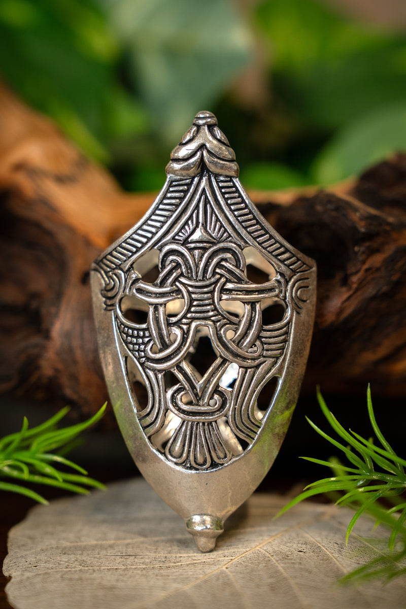 Schedepunt Valleberga, verzilverd