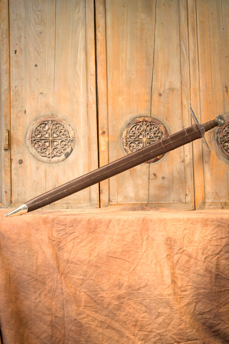 Tempelridderens sværd Oakeshott XIII, halvskarpt 