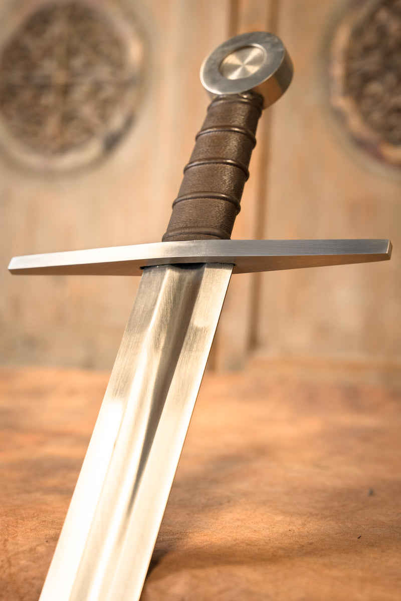 Tempelridderens sværd Oakeshott XIII, halvskarpt 