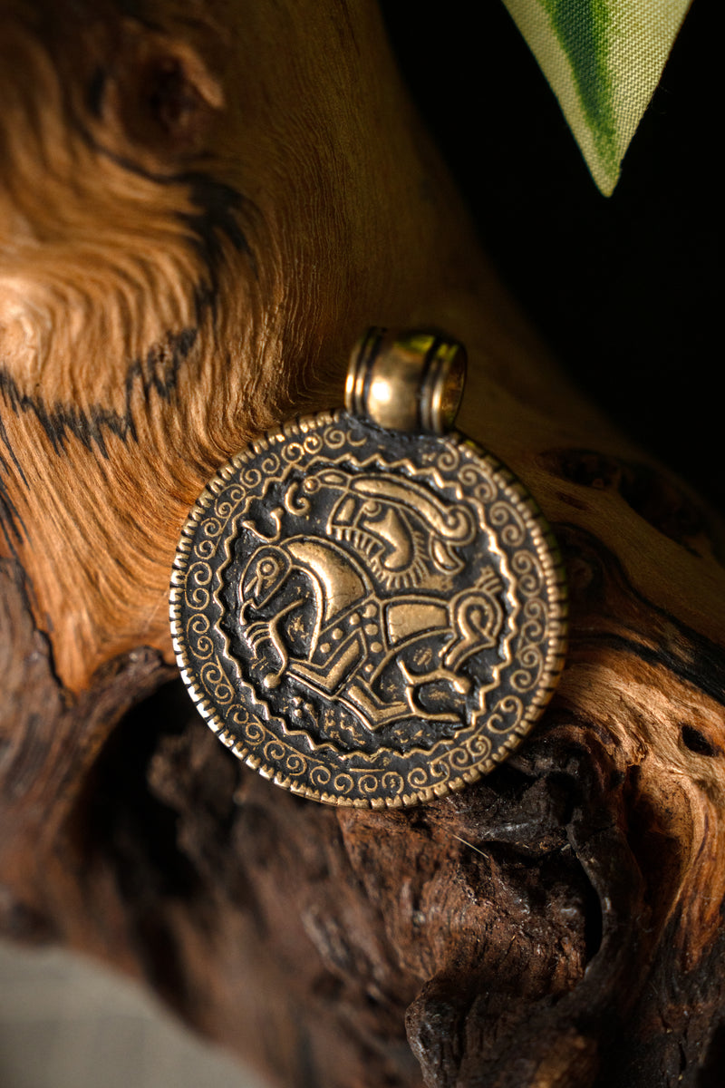 Brakteat Amulett Seeland, Bronze 