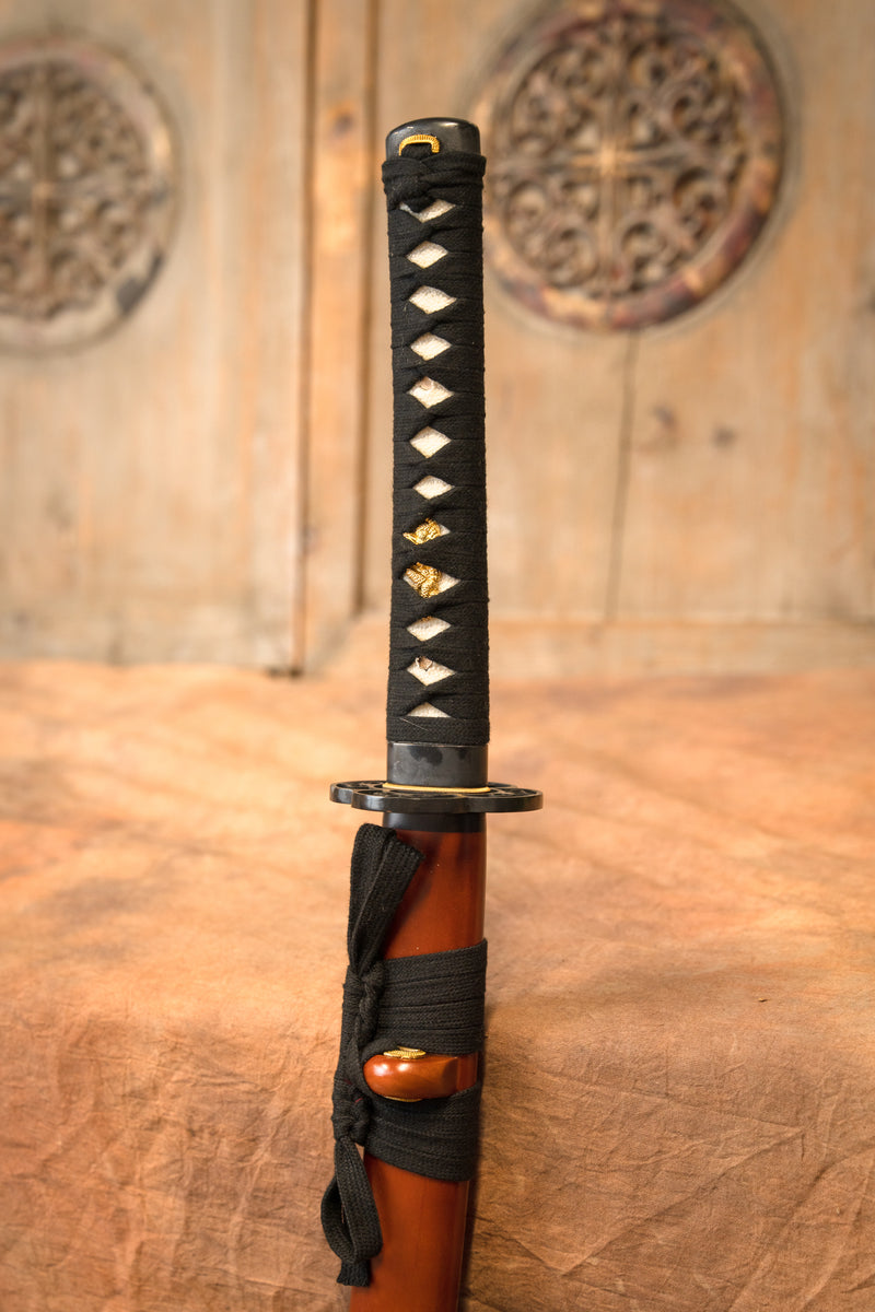 Roodhout iaito wakizashi, tępy (battle-ready) 