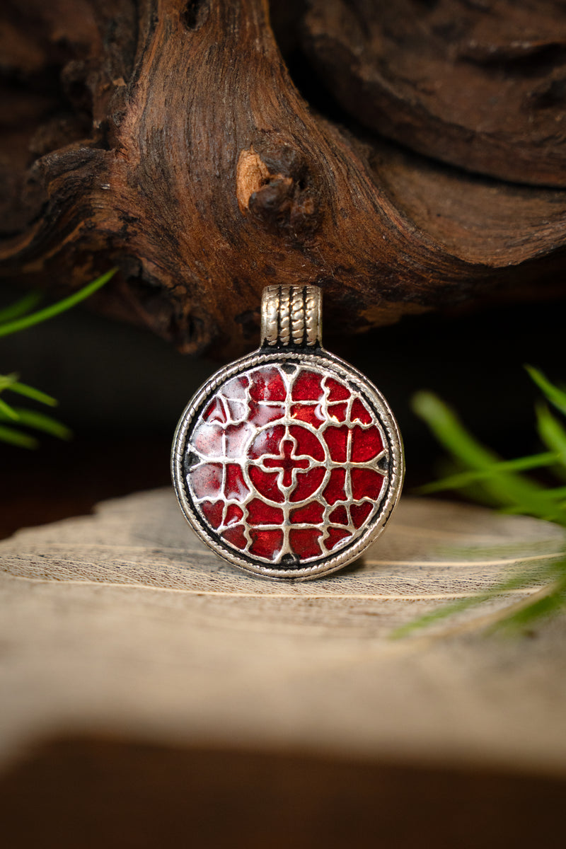 Merowingian Schmuck Hoen, Silber -plattierte Bronze