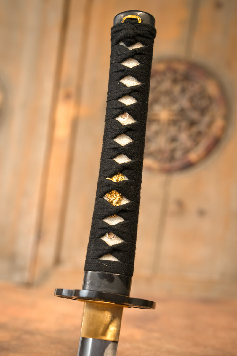 Roodhout iaito wakizashi, tępy (battle-ready) 