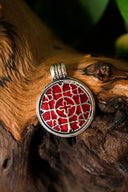 Merowingian Schmuck Hoen, Silber -plattierte Bronze