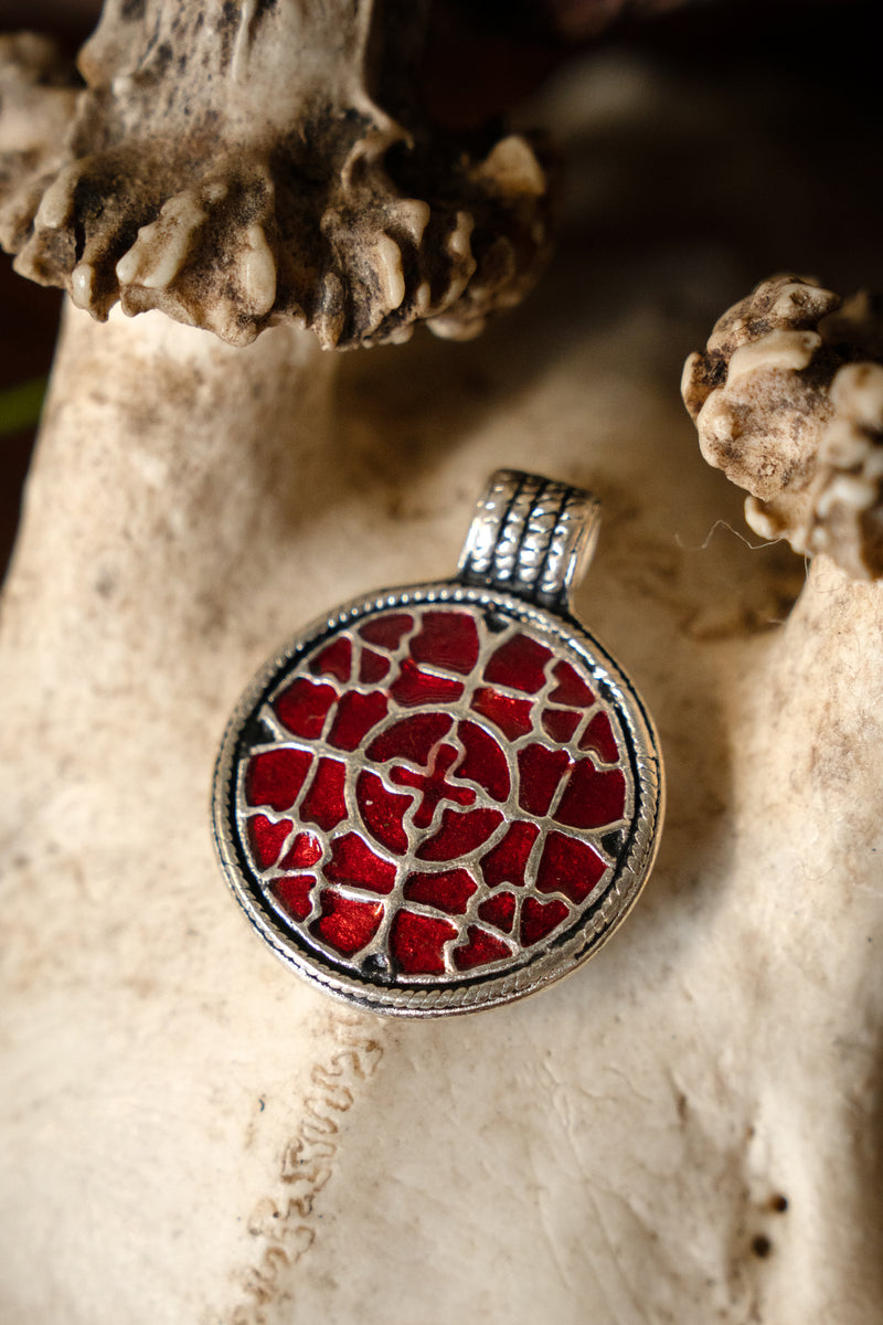 Merowingian Schmuck Hoen, Silber -plattierte Bronze