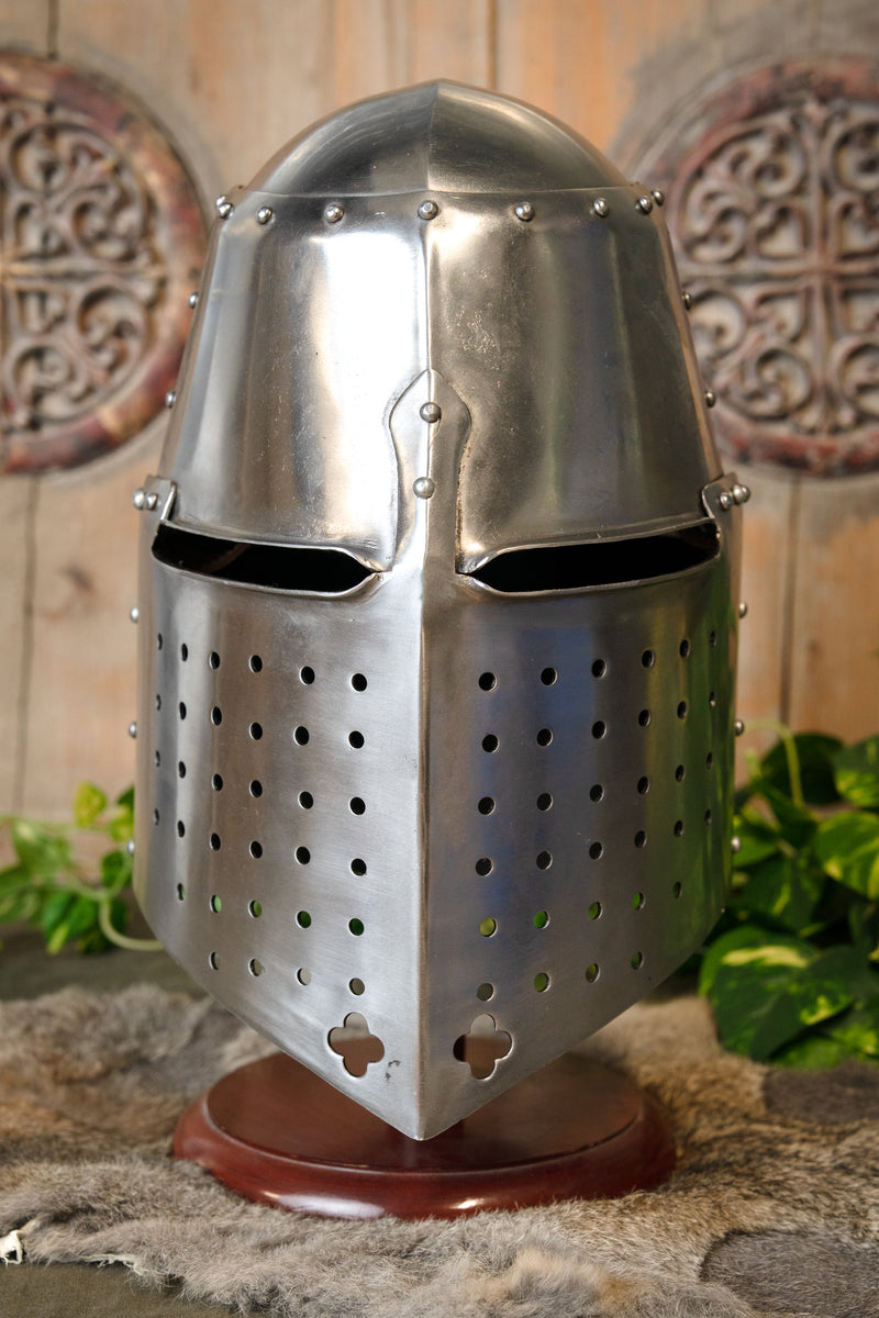 14e eeuwse helm Sir Richard Pembridge, 2 mm (battle-ready)