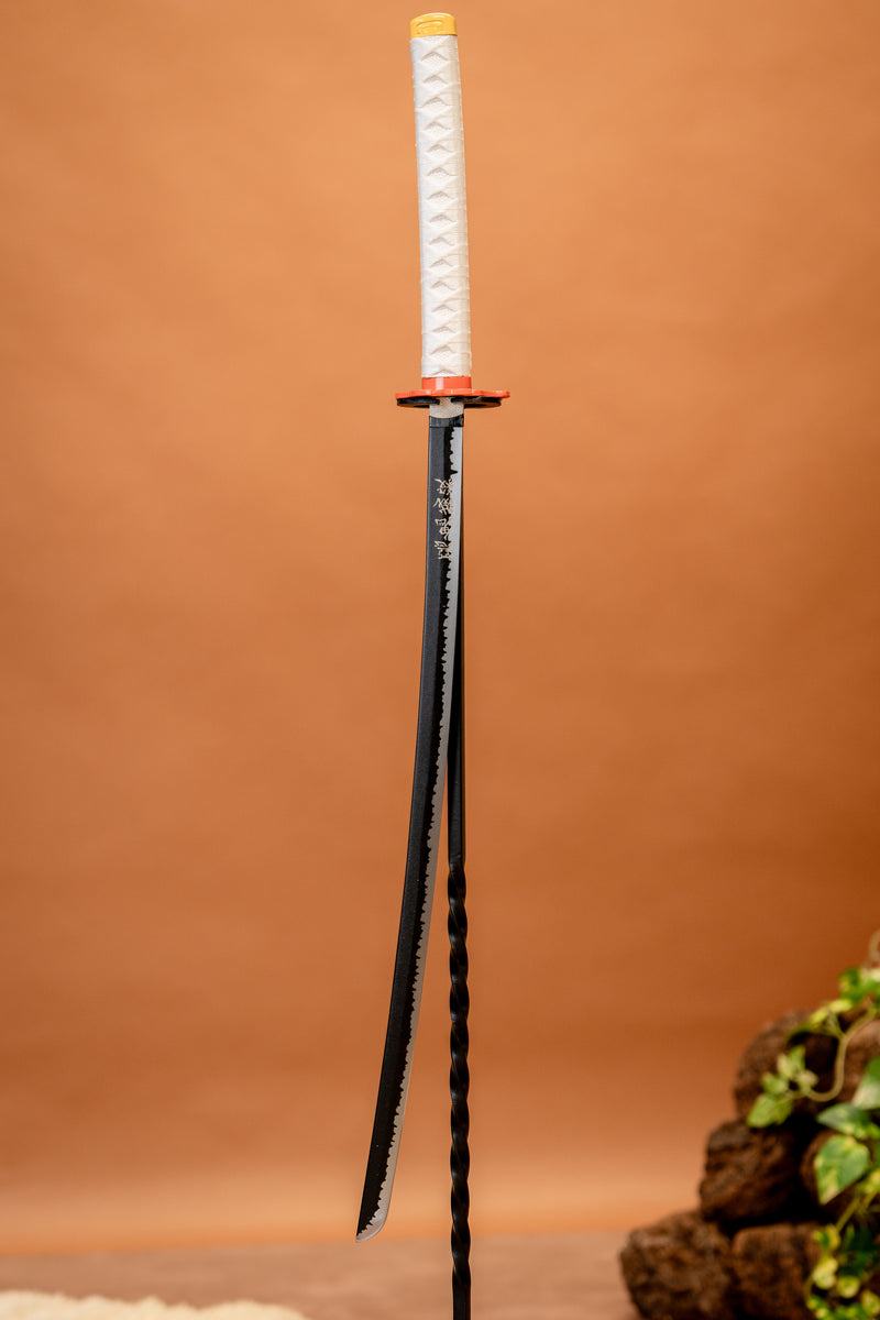 Demon Slayer Katana "Kyojuro", semi-tranchant 
