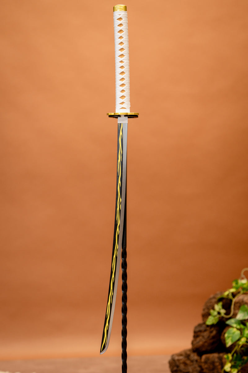 Demon Slayer Katana "Zenitsu", semi-scharf 