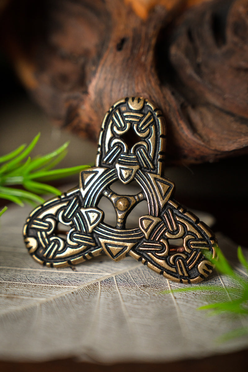 Style de Borre fibula Smolensk, bronze 