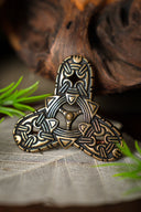 Borrestijl fibula Smolensk, bronce 