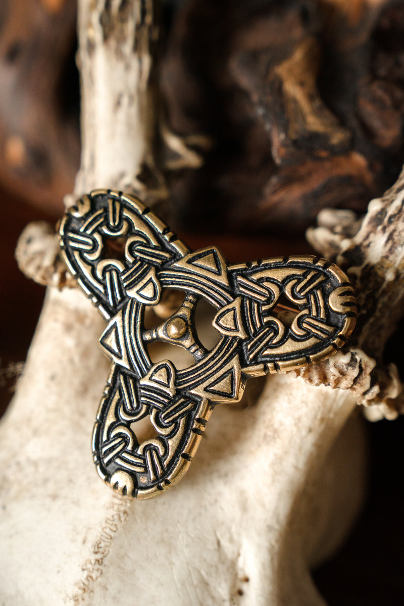 Borrestijl fibula Smolensk, bronce 