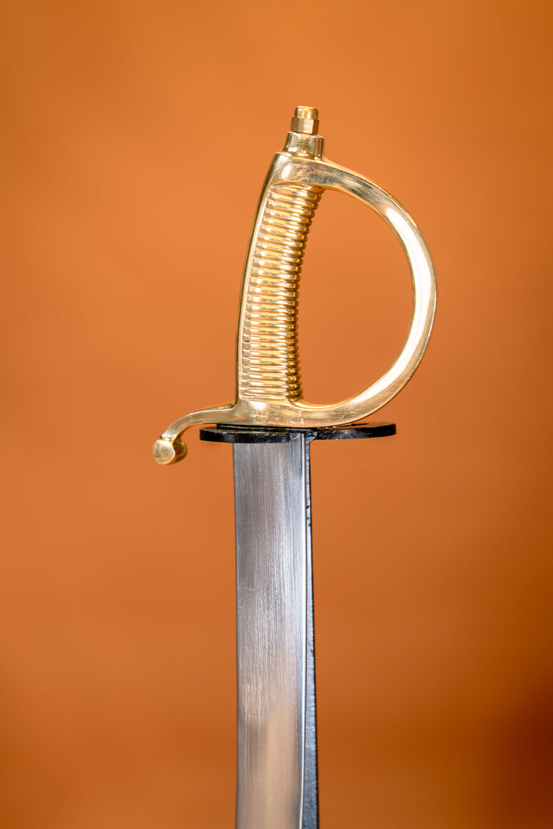 French briquet sabre, semi-sharp