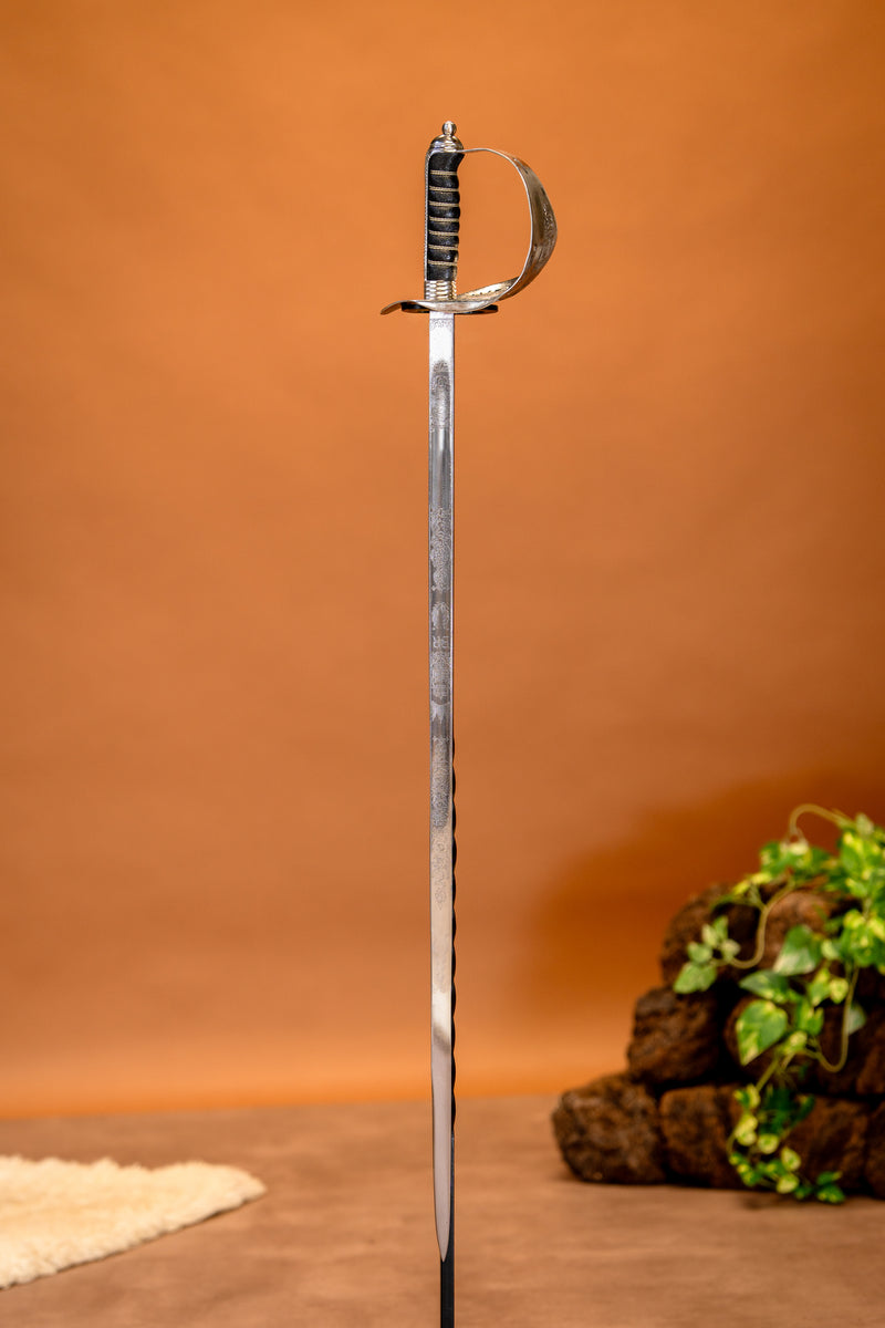 Sable de infantería británica 1897, semi-afilado 