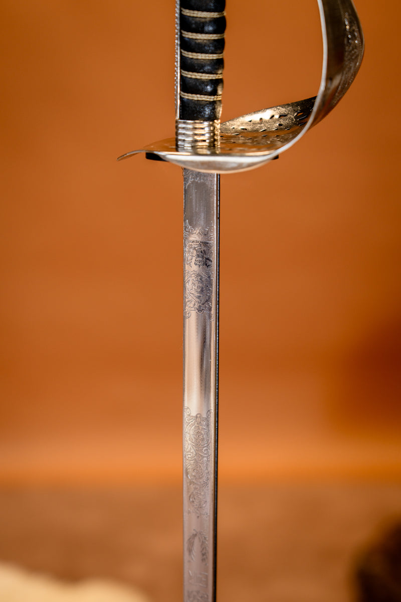 Sable de infantería británica 1897, semi-afilado 