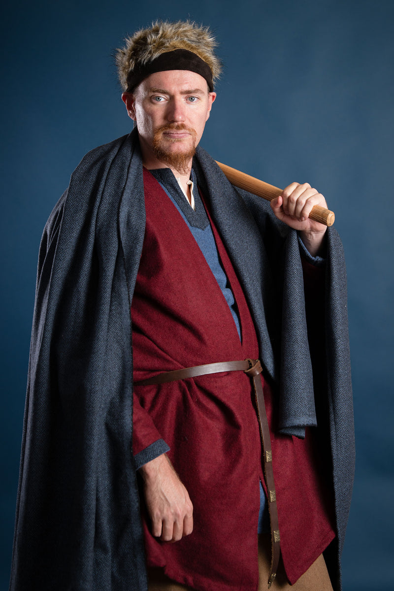 Wikingerdeckel Ragi Leder, braun