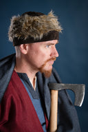 Wikingerdeckel Ragi Leder, braun