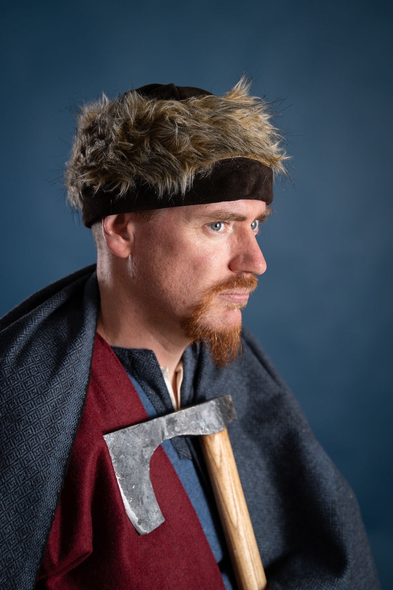 Viking muts Ragi leder, bruin