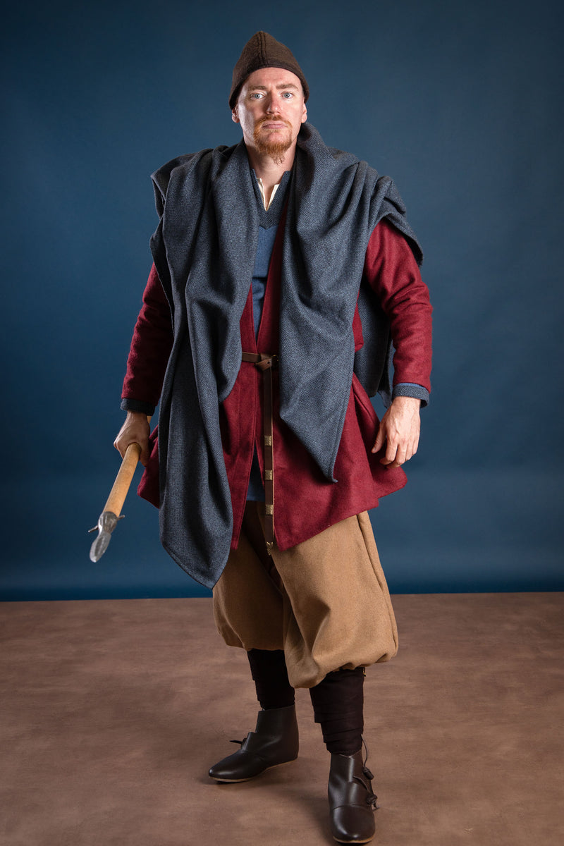 Pantaloni Offnir, sabbia, misto lana 