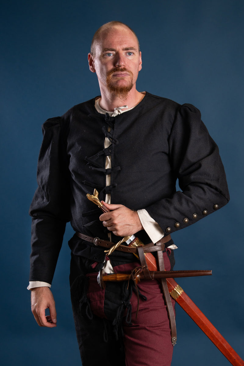 15e eeuwse Doublet Rafael, zwart