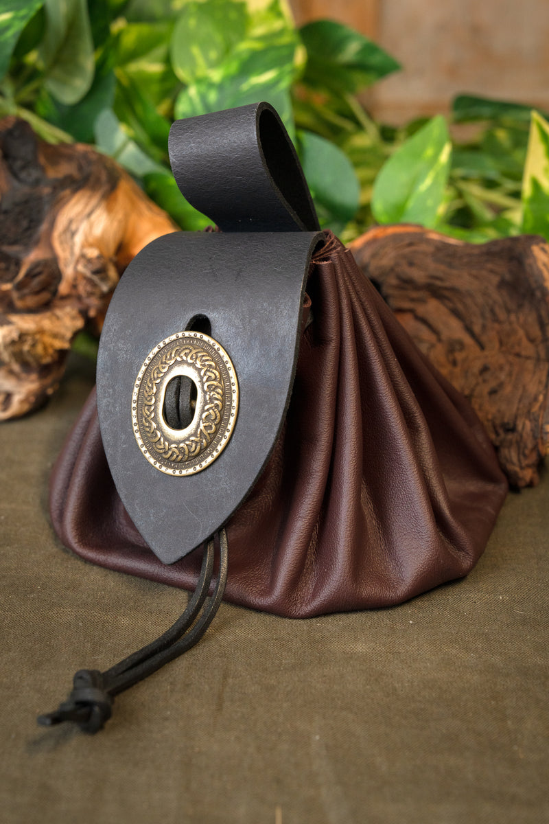 Middelalderlige penge messe, stor, mørkebrun