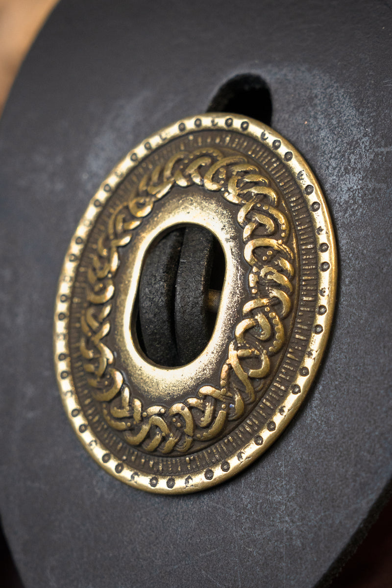 Middelalderlige penge messe, stor, mørkebrun