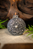 Oseberg Viking amulet, silvered bronze