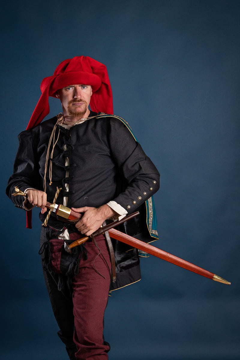 Medieval espada Oakeshott XVIII, semi-afilado 