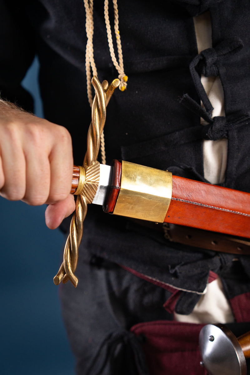 Medieval espada Oakeshott XVIII, semi-afilado 