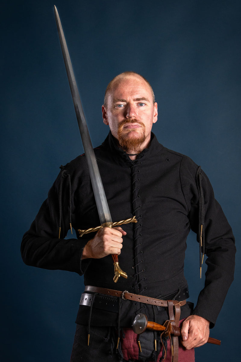 Medieval espada Oakeshott XVIII, semi-afilado 