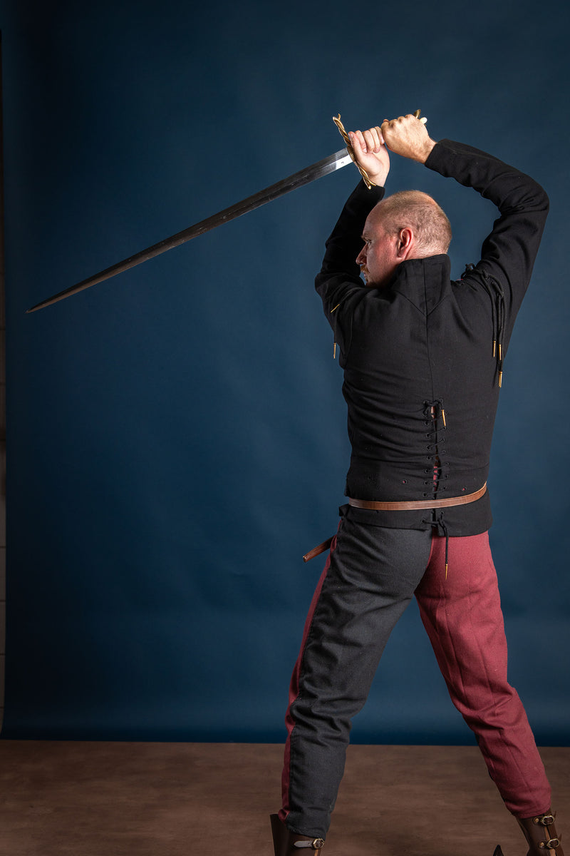 Medieval espada Oakeshott XVIII, semi-afilado 