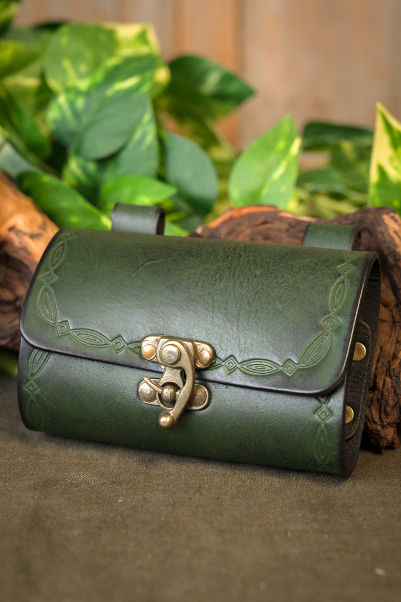 Potion magique sac avec 4 flacons, vert 