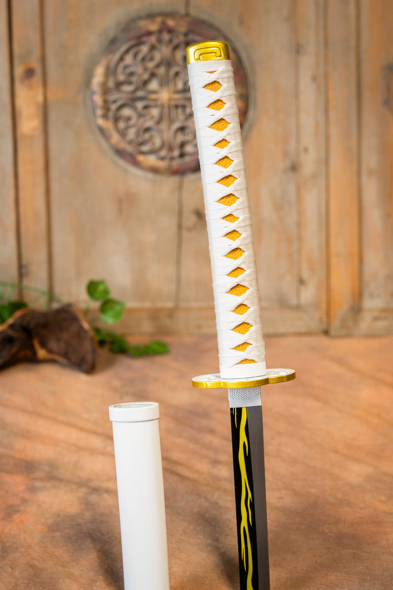Demon Slayer Katana "Zenitsu", semi-scharf 