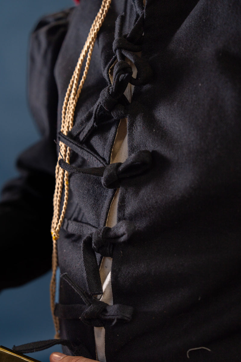 Jubón Rafael del siglo XV, negro 