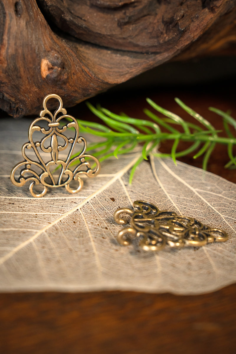 Zapięcie do płaszcza renesansowego, brązowy 